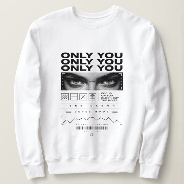 Sudadera Solo Tú (Anverso del diseño)