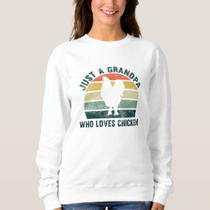 Sudadera Solo un abuelo que ama a las gallinas brahma