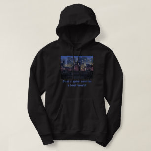 Sudadera Solo Un Alma Tranquila Lofi Anime Ciudad Silueta S