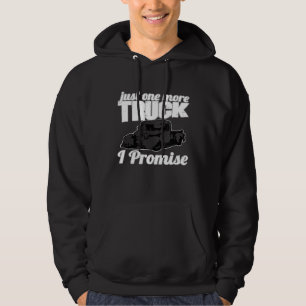 Sudadera Solo un camión más que prometo un camionero retro