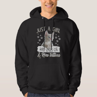 Sudadera Sólo un Chica de amor gato gatito tiene regalos de