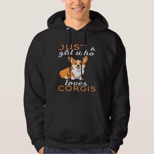 Sudadera Sólo Un Chica que ama a Corgis Esencial