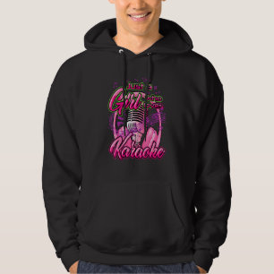 Sudadera Sólo un Chica que ama a Karaoke