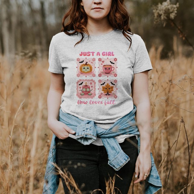 Sudadera Sólo un Chica que ama a la caída - lindo otoño (Subido por el creador)