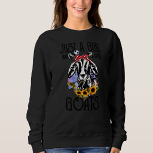 Sudadera Solo un Chica que ama a los amantes de los animale