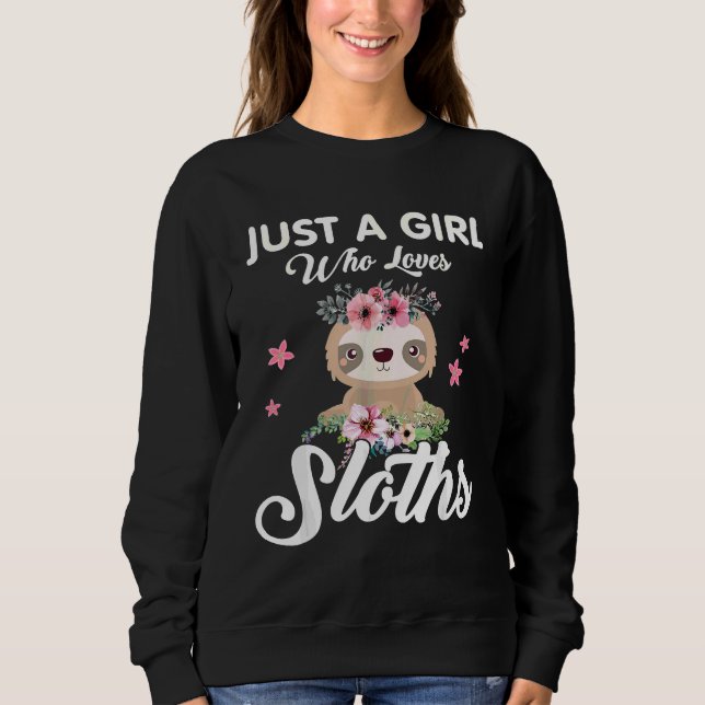 Sudadera Solo un Chica que ama a los animales eslovacos 22 (Anverso)