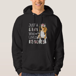 Sudadera Sólo Un Chica Que Ama A Los Beagles Costume Perro 