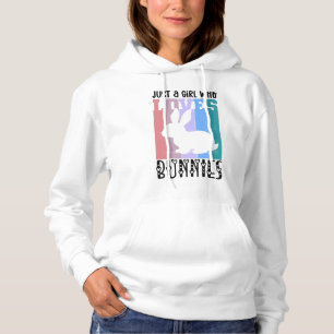 Sudadera Solo un Chica que ama a los Bunnies Easter Bunny C