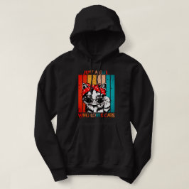 Sudadera SÓLO UN CHICA QUE AMA A LOS GATOS lindo gato graci