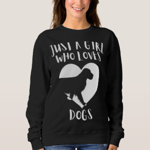 Sudadera Sólo un Chica que ama a los perros Perros Negros C