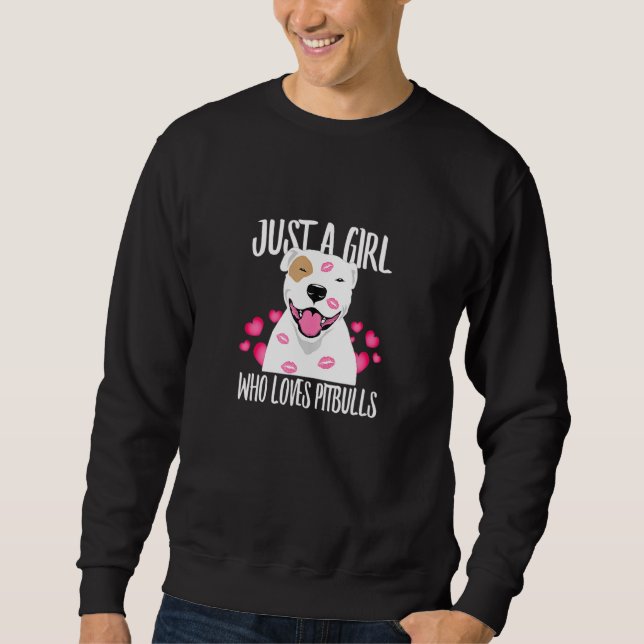 Sudadera Solo un Chica que ama a los pitones, perro ama a p (Anverso)