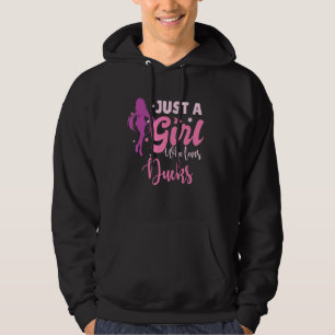 Sudadera Solo un Chica que ama a los pollos divertidos