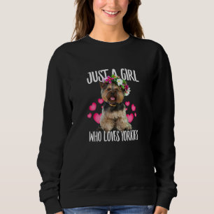 Sudadera Solo Un Chica Que Ama A Su Perro Amar A Papá Mamá 