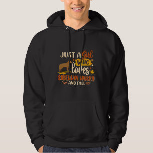 Sudadera Solo un Chica que ama al Husky Siberiano como mejo