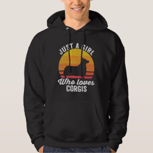 Sudadera Solo Un Chica Que Ama Al Propietario Corgi 916
