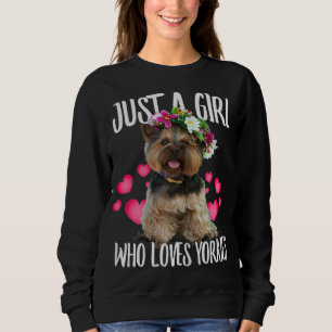 Sudadera Sólo un Chica que ama el amor de su perro - o papá