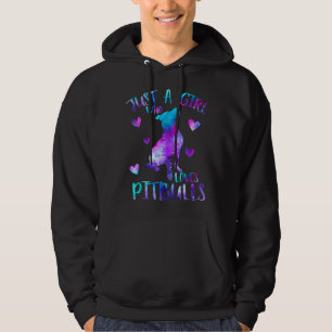Sudadera Sólo un Chica que ama el espacio galaxico de Pitbu