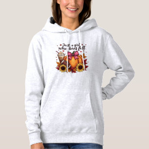 Sudadera Sólo un Chica que ama el latte de especias de cala
