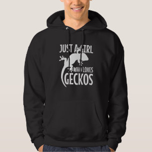 Sudadera Solo un Chica que ama el leopardo de Geckos