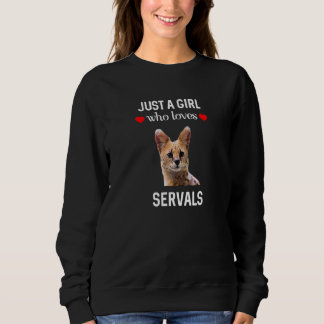 Sudadera Solo un Chica que ama la camiseta de la servidumbr