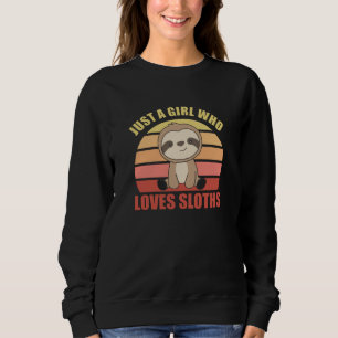 Sudadera Sólo un Chica que ama la cosecha de animales de la