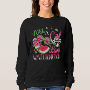 Sudadera Sólo un Chica que ama la sandía