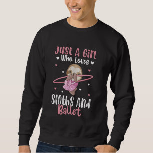 Sudadera Solo Un Chica Que Ama Las Conjeturas Y El Baile Ba