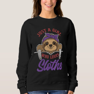Sudadera Solo un Chica que ama las eslovacas del reino anim