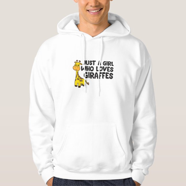 Sudadera Sólo un Chica que ama las jirafas _2 (Anverso)