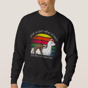 Sudadera Solo Un Chica Que Ama Las Lemas Y Las Llamas - Slo