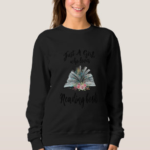Sudadera Sólo Un Chica Que Ama Leer El Libro Nerd Lectores 