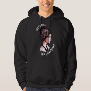 Sudadera Sólo un Chica que ama los libros Gusano de libros
