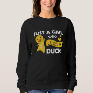 Sudadera Solo un Chica que ama los pollos - unos animales m