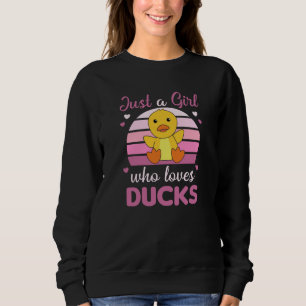Sudadera Solo un Chica que ama los pollos - unos animales m