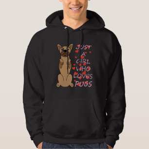 Sudadera Sólo un chica que ama los pugs Classic T-Shirt 590