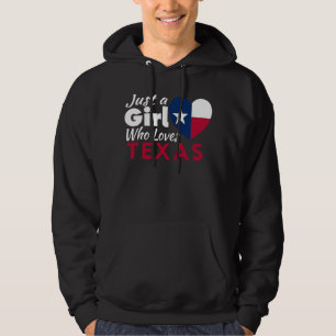 Sudadera Solo un Chica que ama los recuerdos de Texas