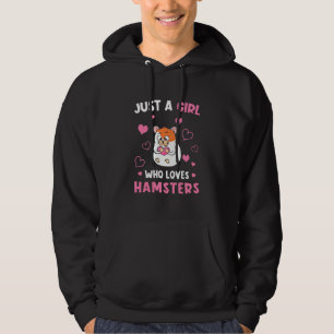 Sudadera Sólo un Chica que ama mis hámsters