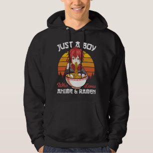Sudadera Solo un chico que ama el anime y el ramen Otaku ja