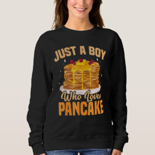 Sudadera Solo un chico que ama el día del panqueque Comilón