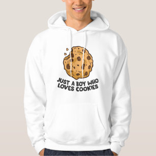 Sudadera Solo un Chico que Ama las Galletas de Chocolate Di