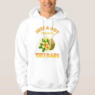 Sudadera Solo un chico que ama los bares de Tiki