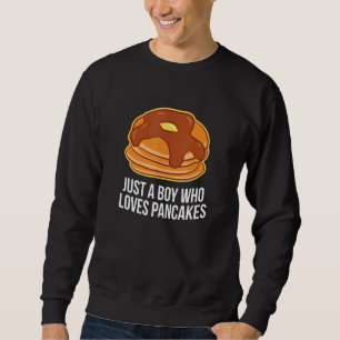 Sudadera Solo un chico que ama los panqueques