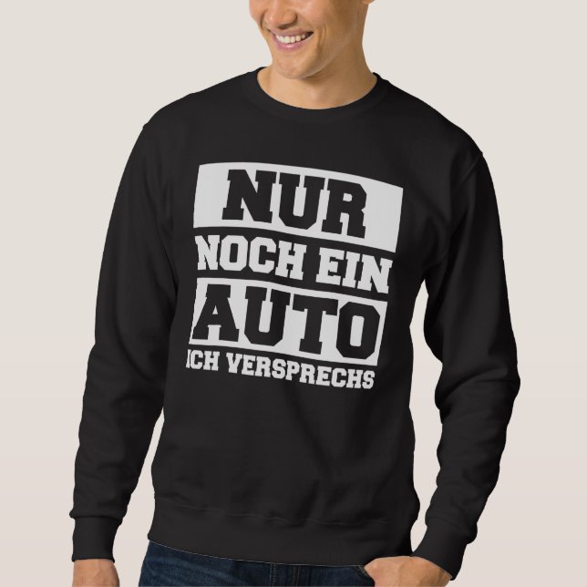 Sudadera Sólo un coche que prometo (Anverso)