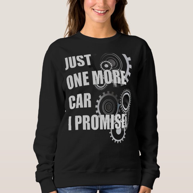 Sudadera Sólo Un Entusiasta De Auto Prometedor De Parte De  (Anverso)