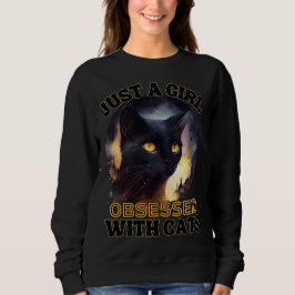Sudadera Sólo un gato Chica