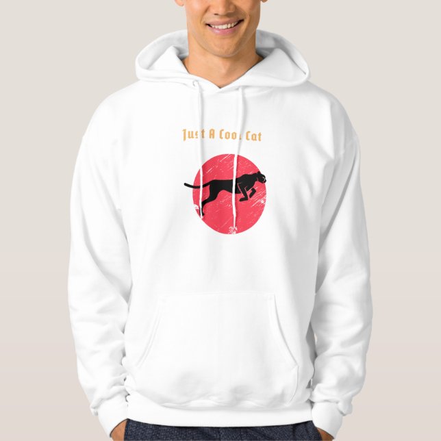 Sudadera Sólo un gato Guay - Panther (Anverso)