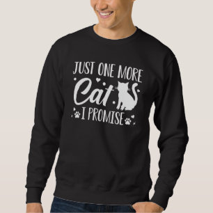 Sudadera Sólo un gato más que prometo