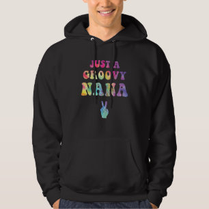 Sudadera Solo un Groovy Nana Tie Dye Hippie Mamá Boho Pe