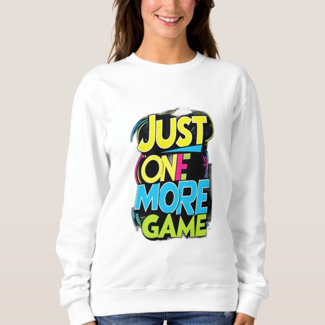 Sudadera Sólo un juego más (Anverso)
