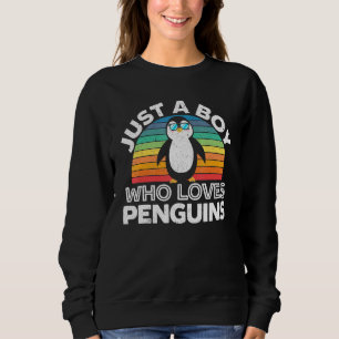 Sudadera Solo Un Niño Que Ama El Pingüino Pingüino